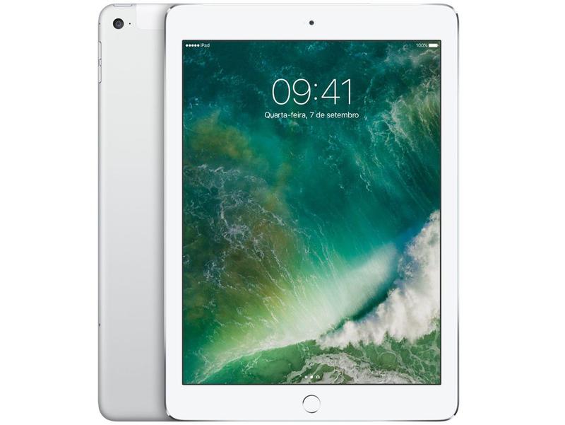Apple iPad Air2　128GB iPad Air 2 Apple 4G 128GB Prata Tela 9,7” Retina - Proc